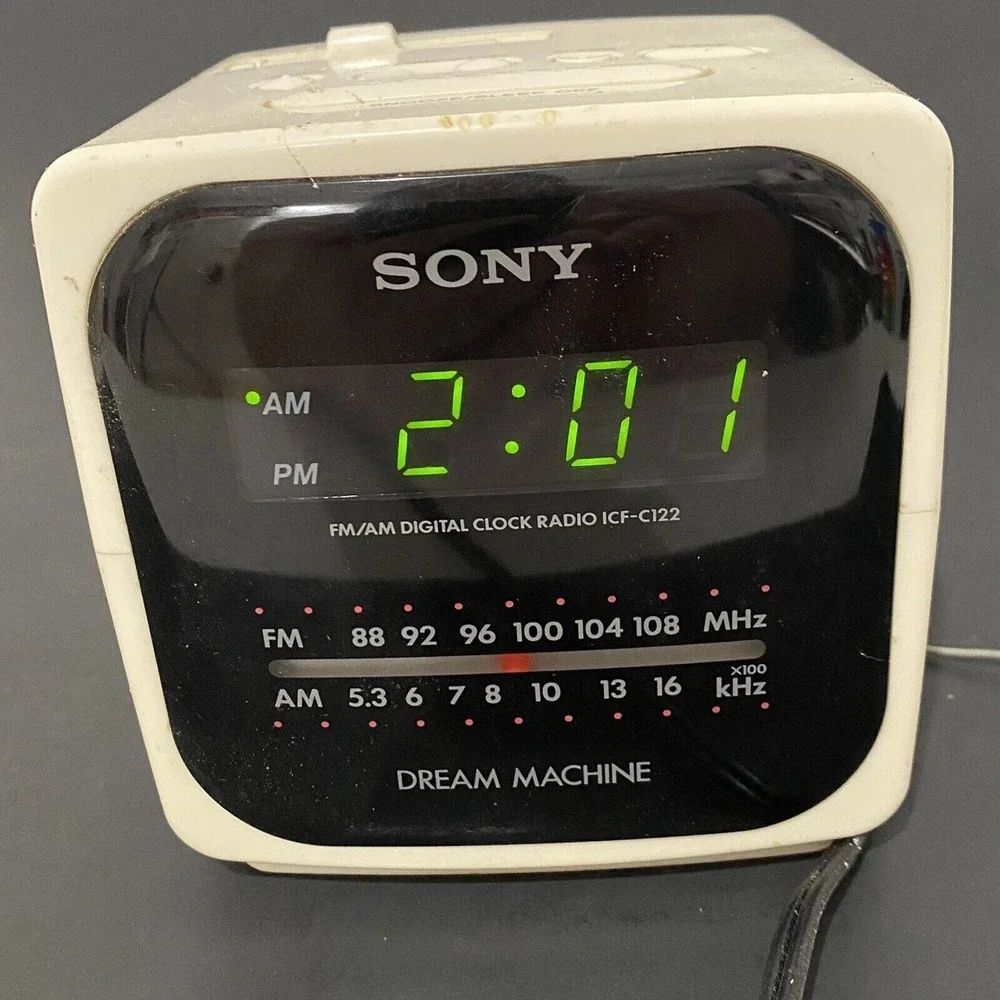 Vintage 80s SONY Dream Machine Clock Radio Lot of 3 Parts or Repair